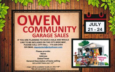 Owen Community Garage Sales