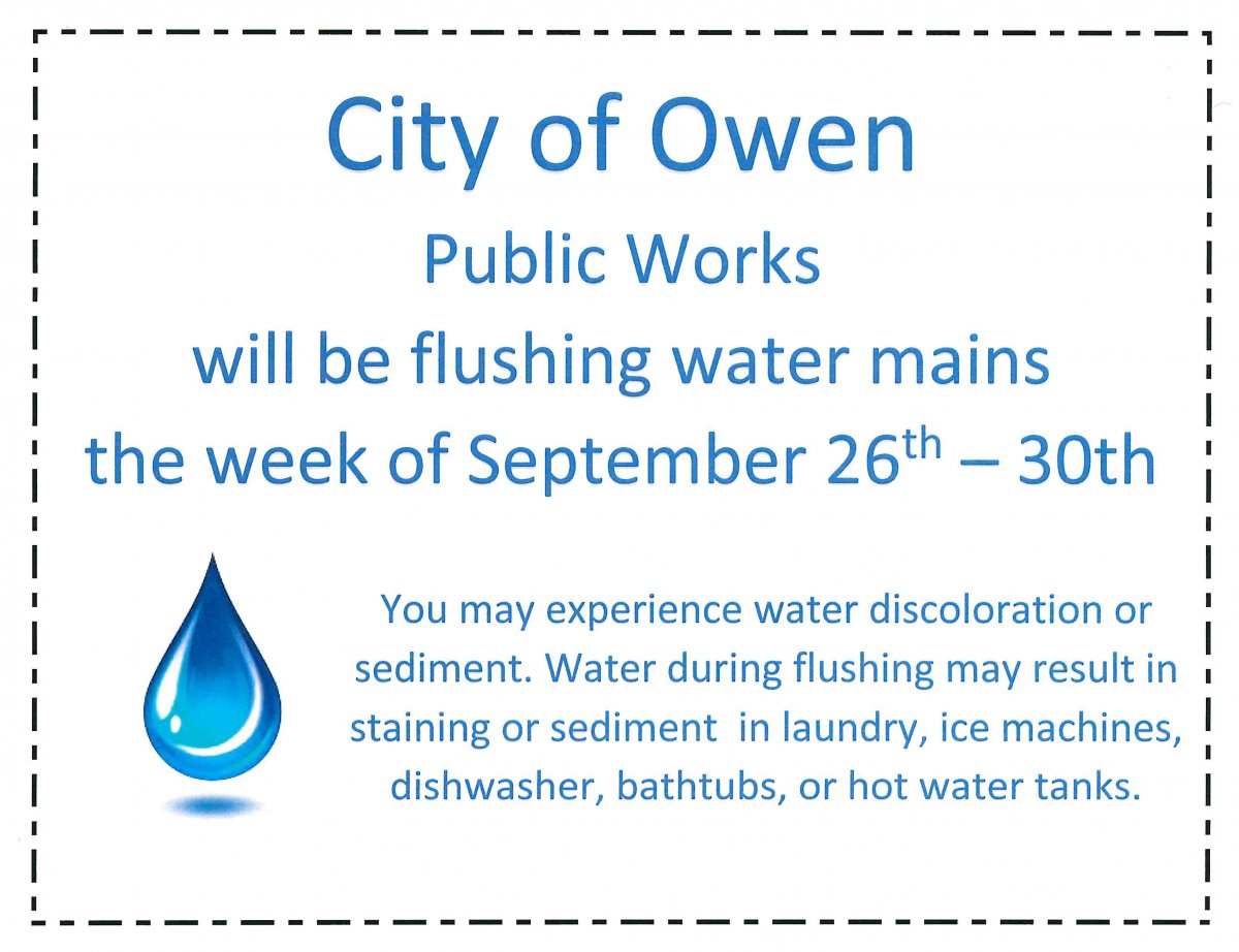Flushing Water Mains