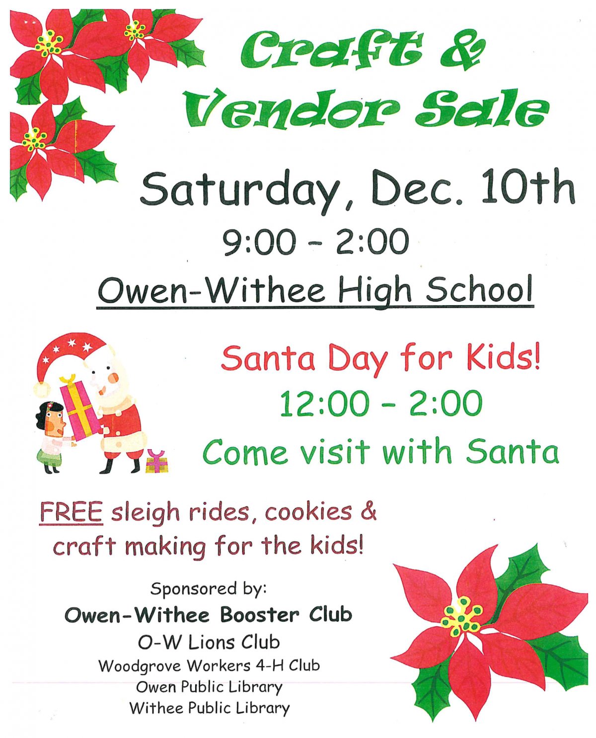 Craft & Vendor Sale