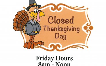 Office Closed for Thanksgiving