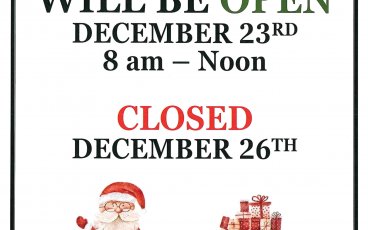 City Hall - Holiday Hours -