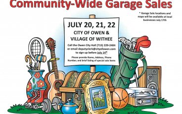 City of Owen Annual Community-Wide Garage Sales